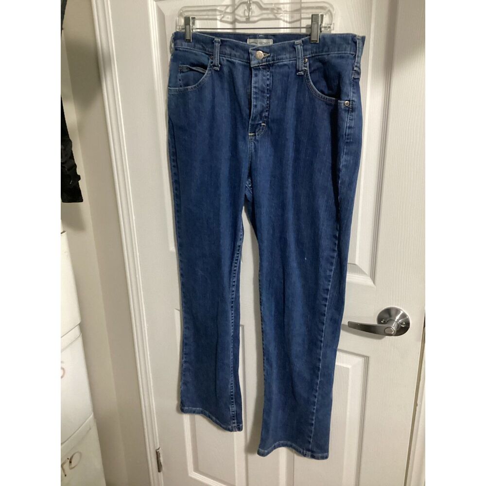 Women's Riders relaxed straight jeans blue 5 pocket 12p/27